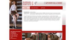 Desktop Screenshot of barbaraodziez.pl
