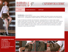 Tablet Screenshot of barbaraodziez.pl